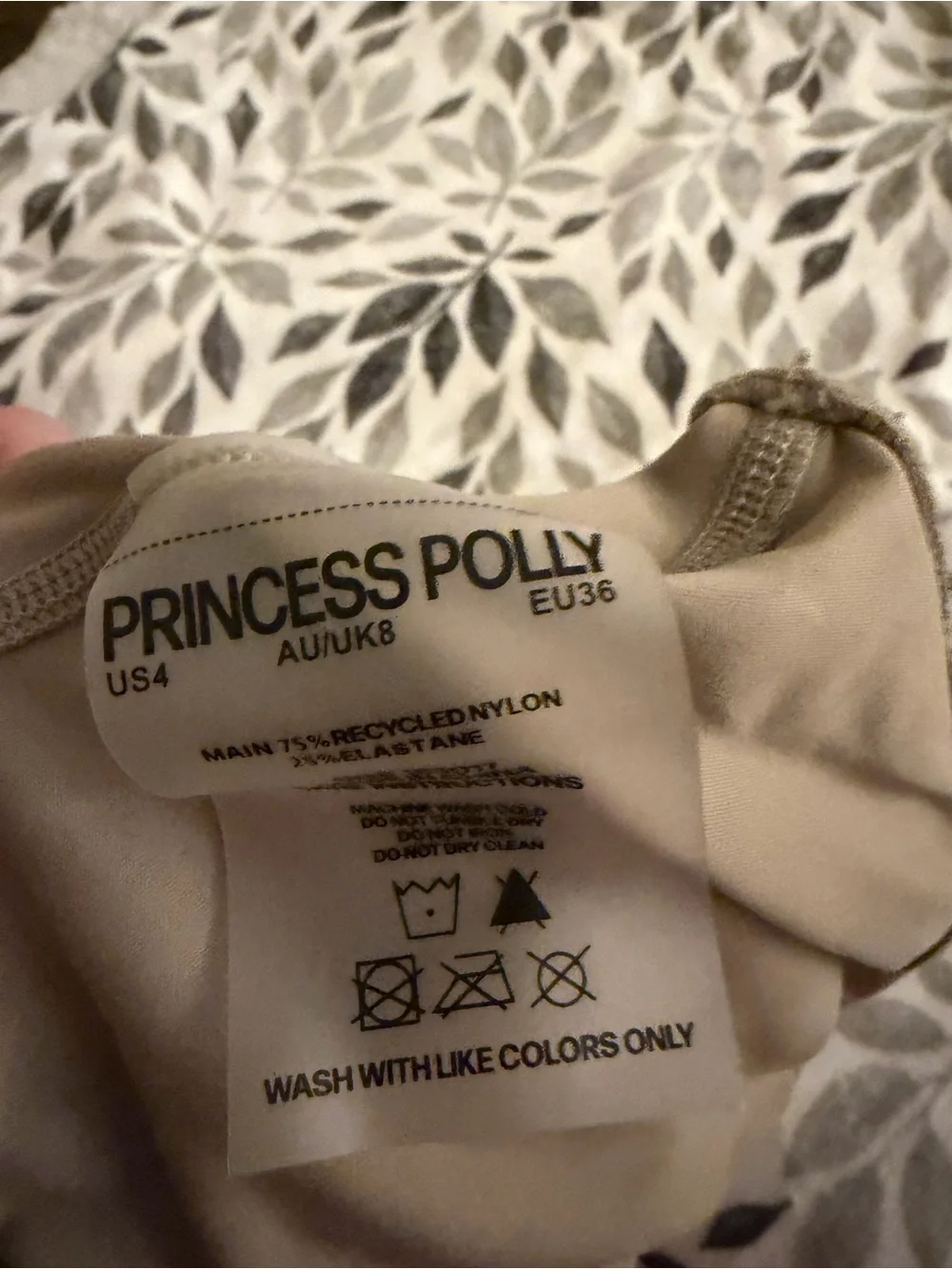 Princess Polly ruched seams stretchy